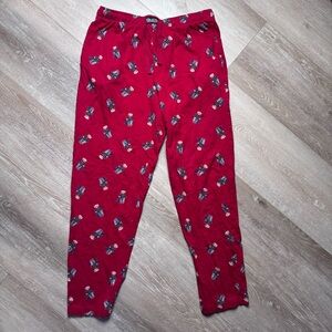 Polo Ralph Lauren Bear Print Men’s Pajama Pants Size Medium Red